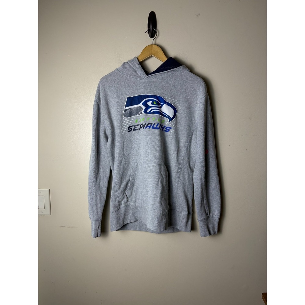 NFL Team Apparel Seahawks Hoodie Gray M